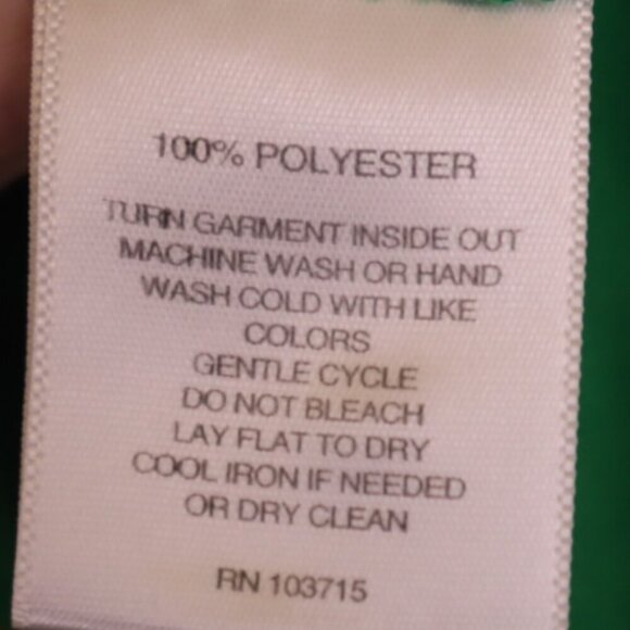 EMERALD BLOUSE S Valerie Stevens Green St. Pat's Spring Office Workwear Pintuck - Picture 4 of 6